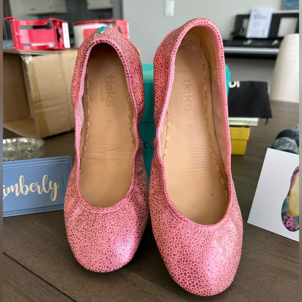Tieks custom hand painted sz.8